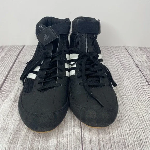 adidas | Shoes | Adidas Hvc 2 Wrestling Men Shoes Mma Boxing Black White  Gum Aq3325 Size 95 | Poshmark